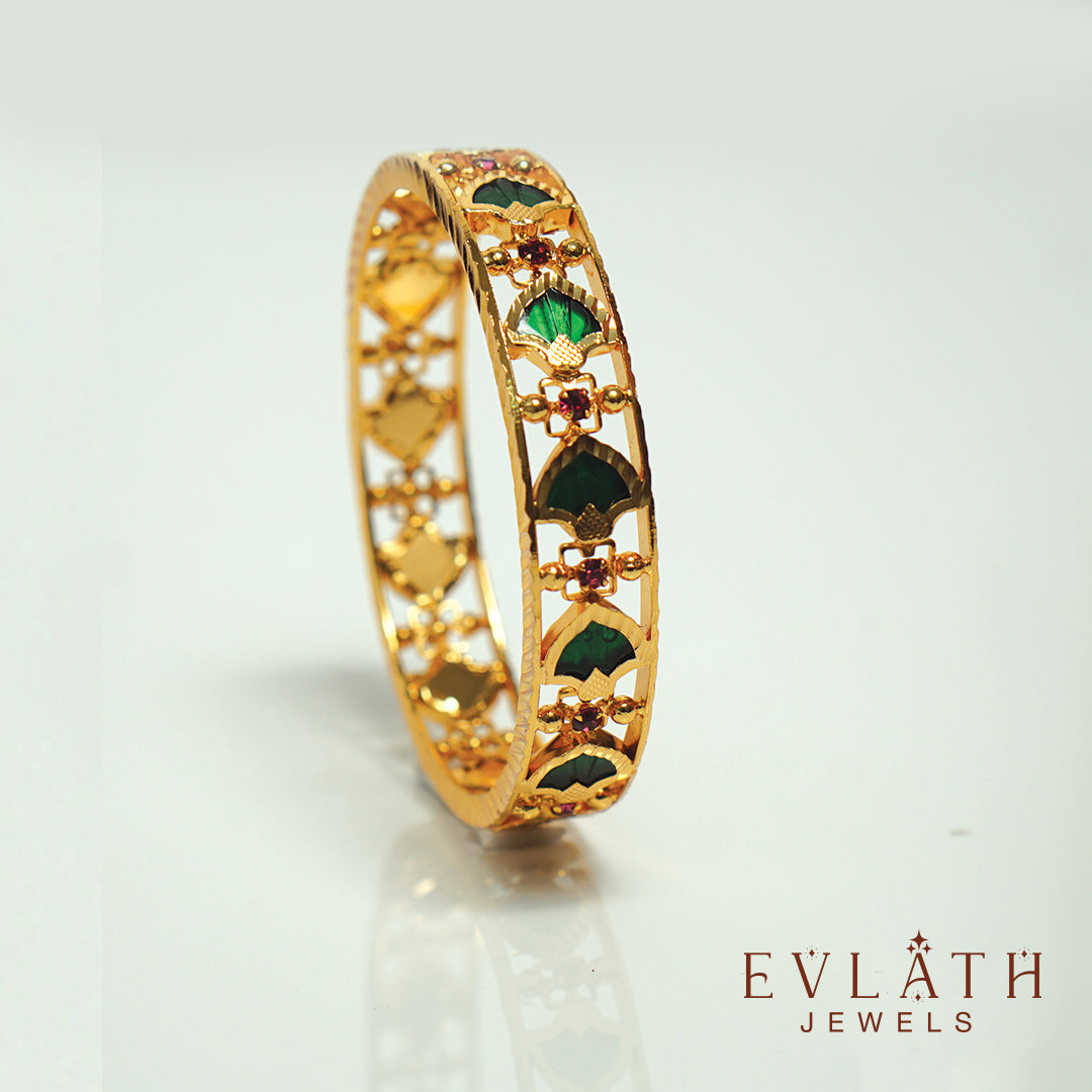Premium Quality Palakka Bangles – Evlath Jewels